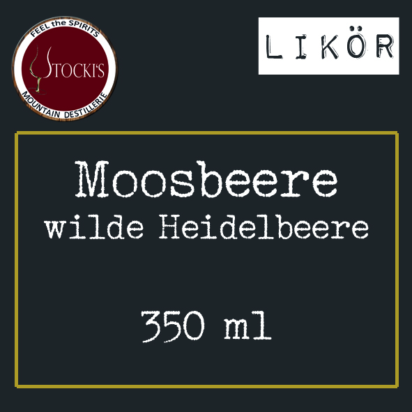 Moosbeerlikör 350ml – Bild 2