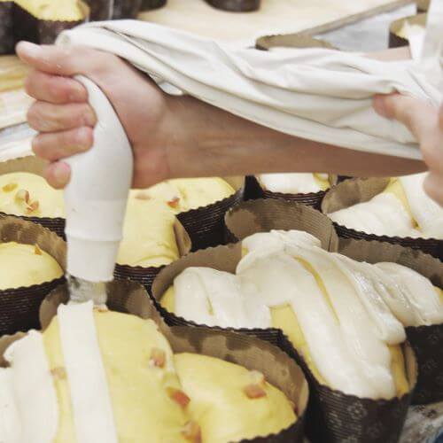 Ostertaube Gefängnisbäckerei Giotto mit Schokolade – Bild 3