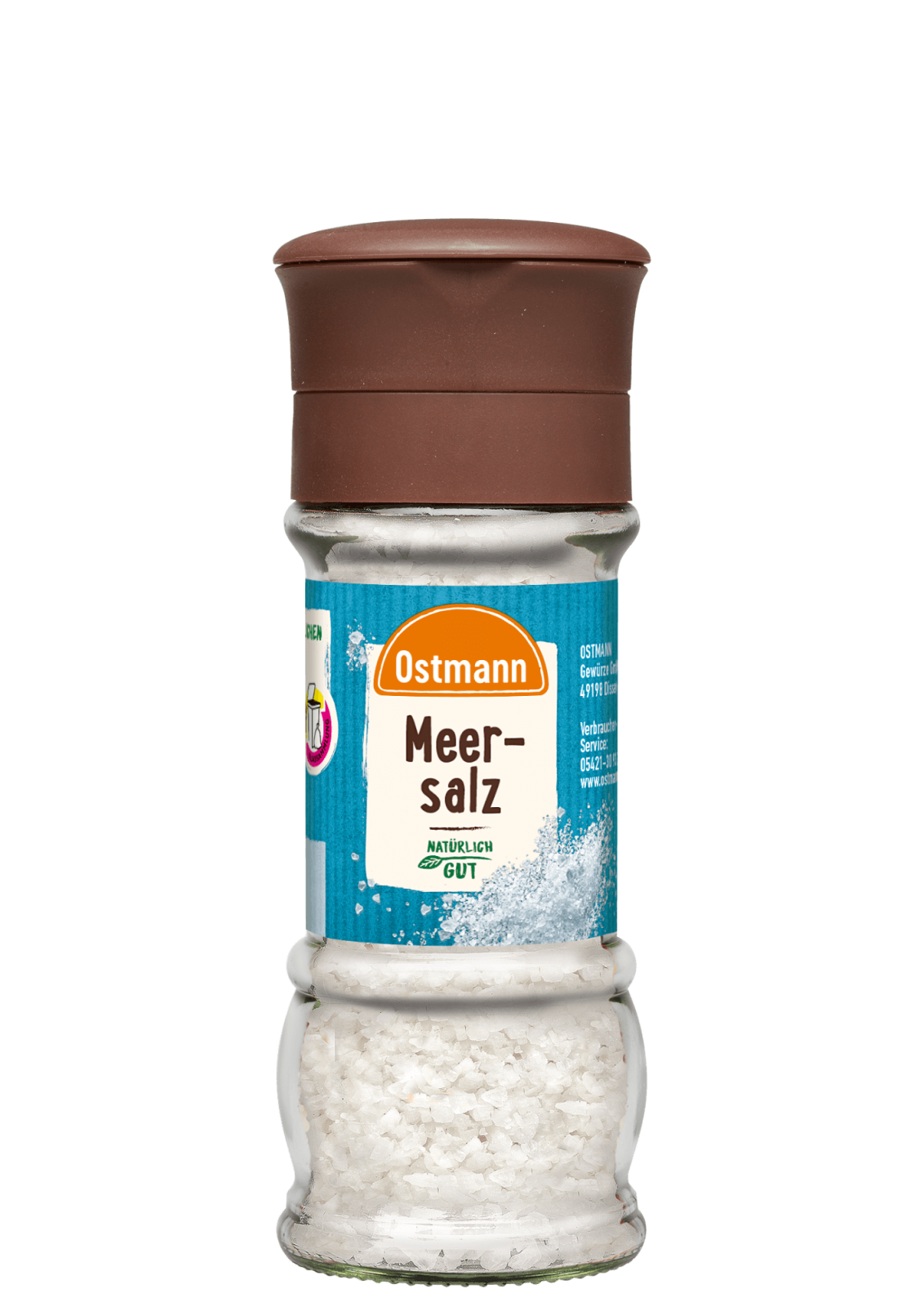 Ostmann Meersalz Glasmühle 130g – Bild 2