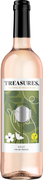 Treasures. Rosé Vin de France – Bio Vegan – 6 x 75 cl
