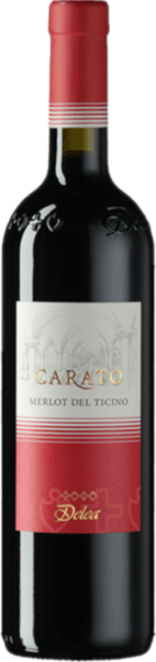Vini & Distillati Angelo Delea SA Merlot Ticino DOC Carato – 3 x 150 cl