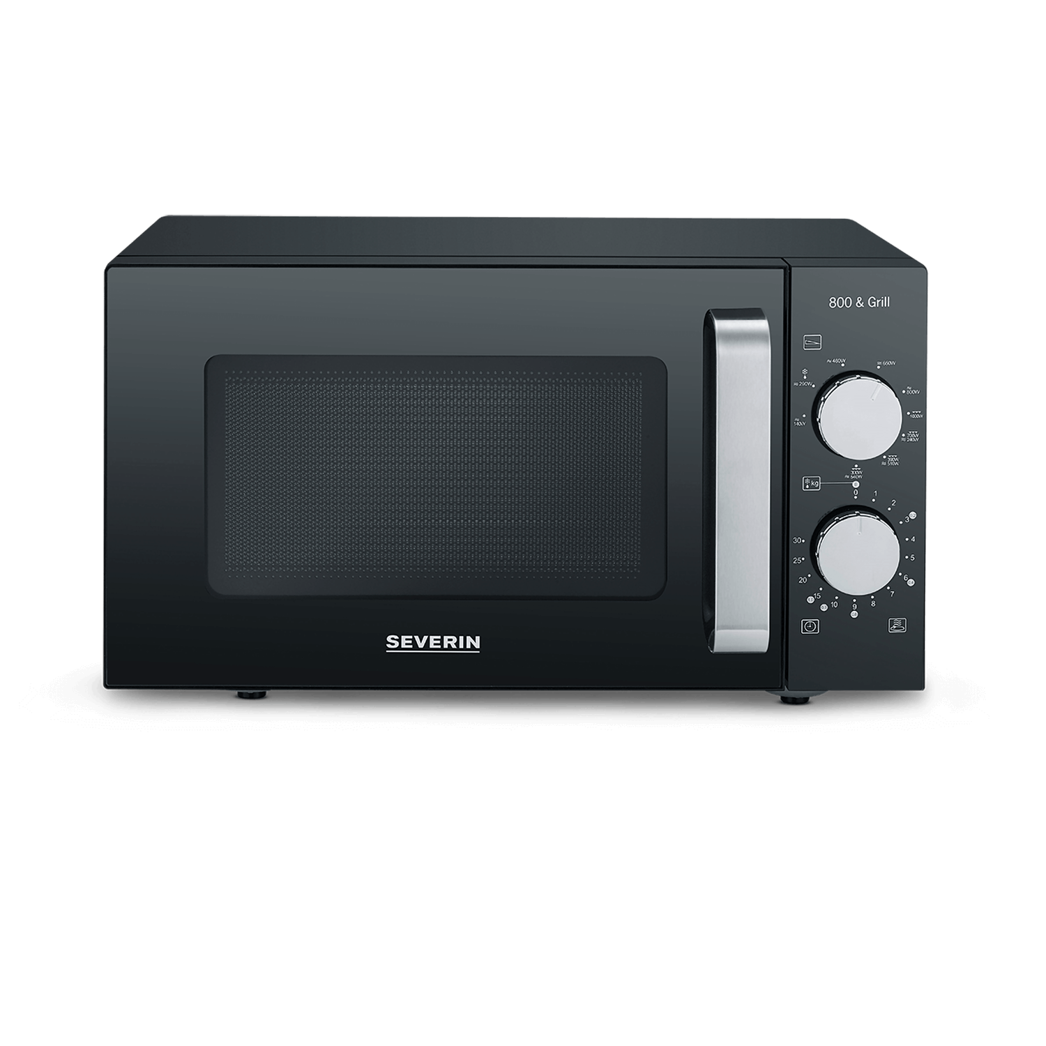 Microondas 2 en 1 con base de cristal y grill