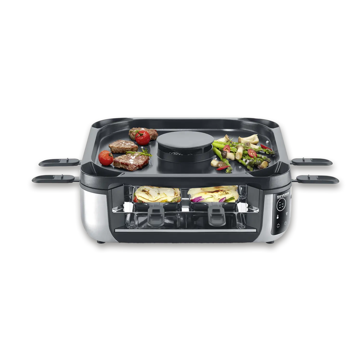 S-Joy Sevento Raclette Grill a riduzione di fumo – Bild 4