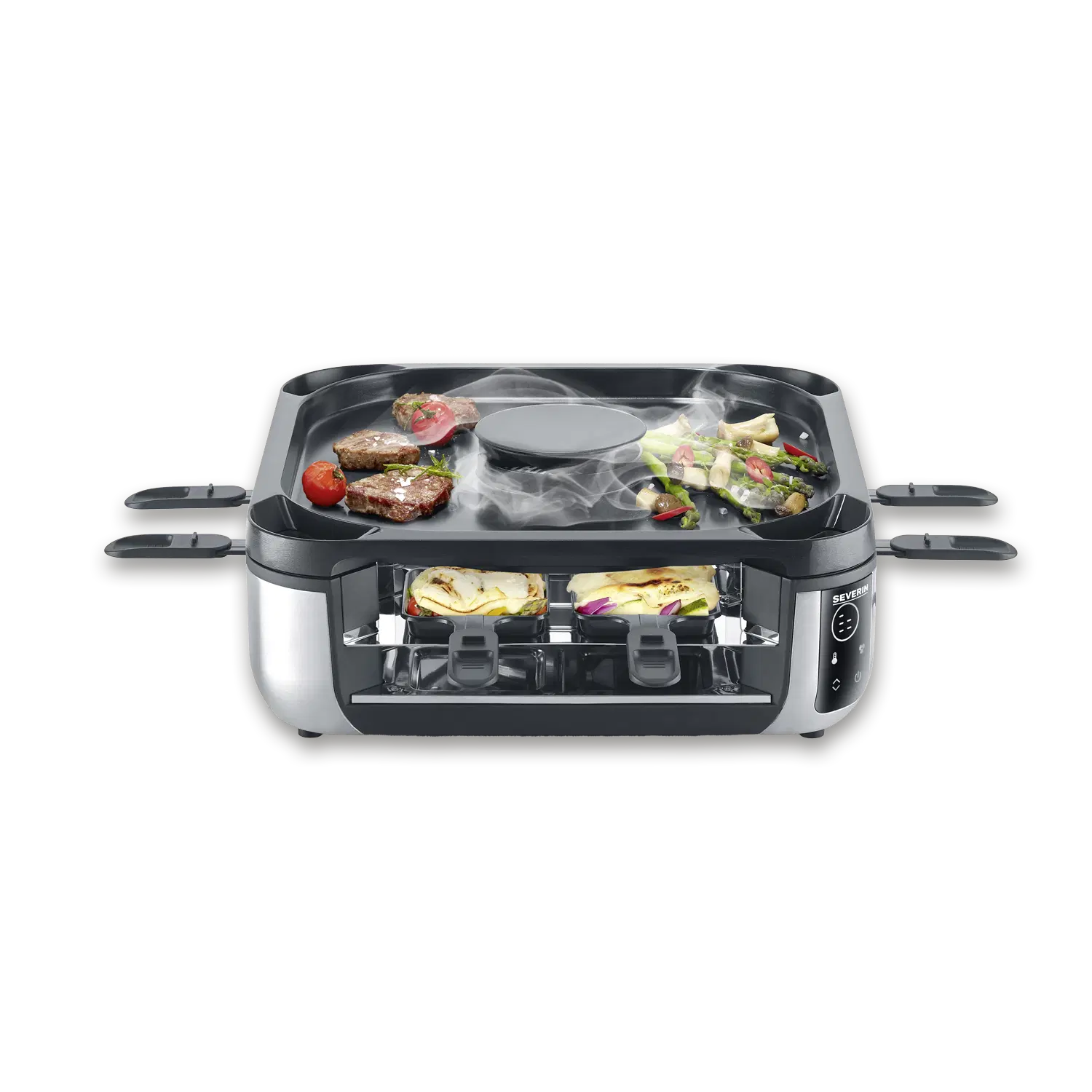 S-Joy Sevento Raclette Grill a riduzione di fumo – Bild 5