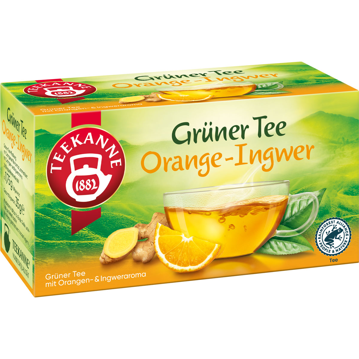 Teekanne Grüner Tee Orange Ingwer 20St 35g – Bild 2