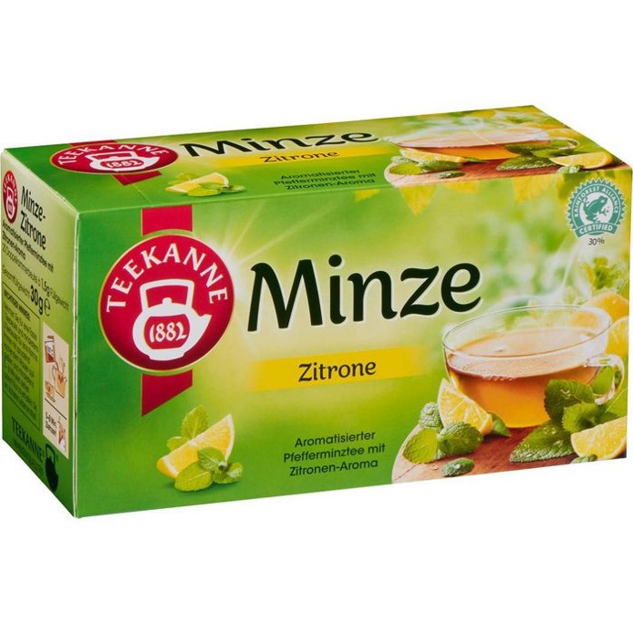 Teekanne Minze Zitrone 20St 30g
